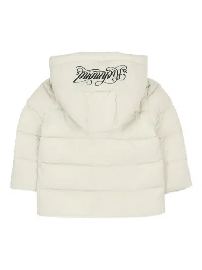 John Richmond Junior Hooded Jacket In Neutral