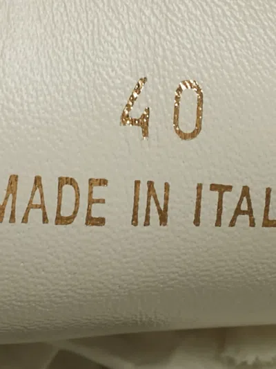 Pre-owned Aquazzura Smooth Leather Lace-up Sneakers In White