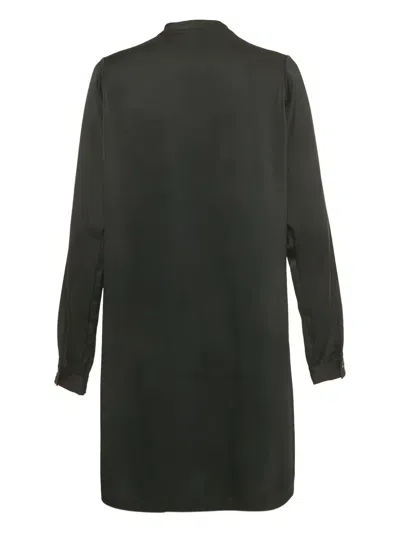 Pre-owned Polo Ralph Lauren Tie Black Mini Dress