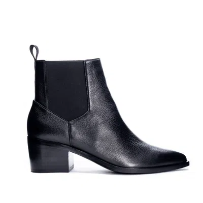 Chinese Laundry Women's Filip Heel Chelsea Boots In Black In Brown