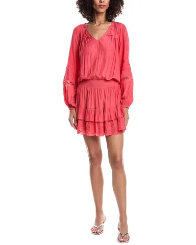 Ramy Brook Sabina Midi Dress In Pink