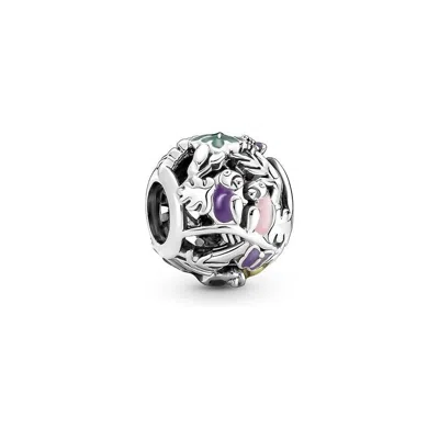 Pandora Jungle Creatures & Leaves Charm In Metallic