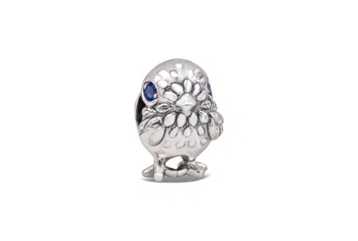 Pandora Moments Sparkling Cute Chick Charm In Metallic