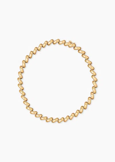 Lie Studio Edith Necklace In Gold In Gold