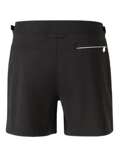 Tom Ford Black Swimsuit With Buckle On The Front In Tech Fabric Man