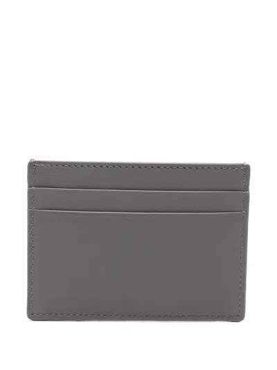 Loewe Panelled Leather Cardholder In Brown