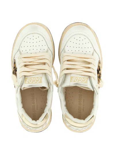 Golden Goose Animal Star Ball Star Trainers In White