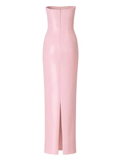 The New Arrivals Ilkyaz Ozel Sisu Sequin-embellishment Maxi Dress In Pink