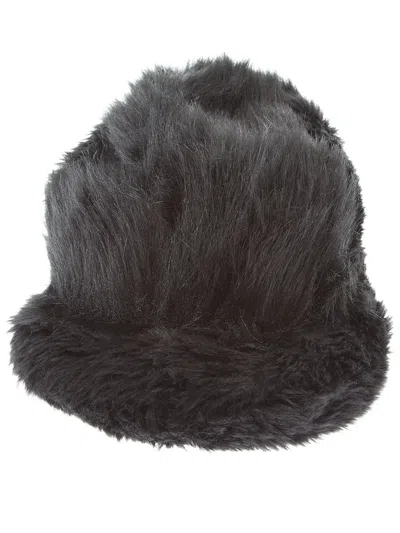 Junya Watanabe Faux Fur Hat In Gray