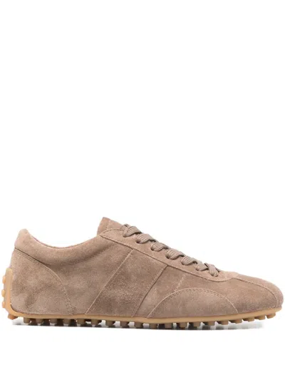 Tod's Women Brown Suede Sneakers, 3.5 Luxury Sneakers For Women Darveys