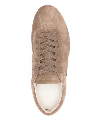 Tod's Women Brown Suede Sneakers, 3.5 Luxury Sneakers For Women Darveys