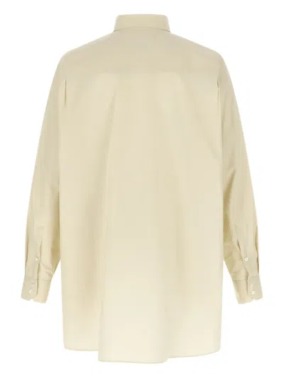 Vivienne Westwood Longline Shirt Front Pocket Relaxed Cut In Neutral