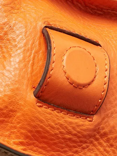 Pre-owned Mcm Canvas Tote Bag In Neutral