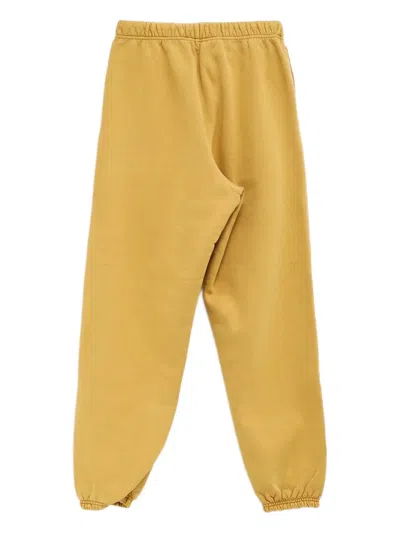 Essentials Drawstring Logo-print Track Pants In Yellow