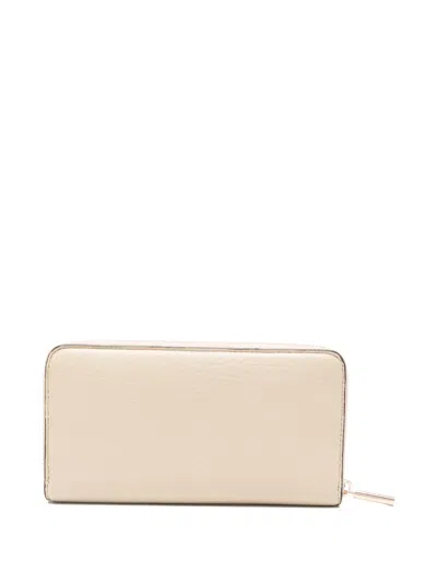 Liu •jo Textured Zip Wallet In Brown
