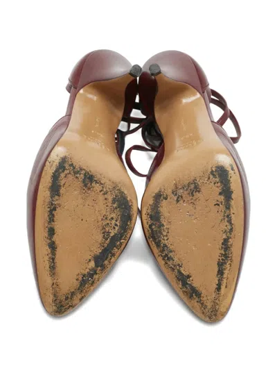 Pre-owned Celine Night Out Pumps In Red