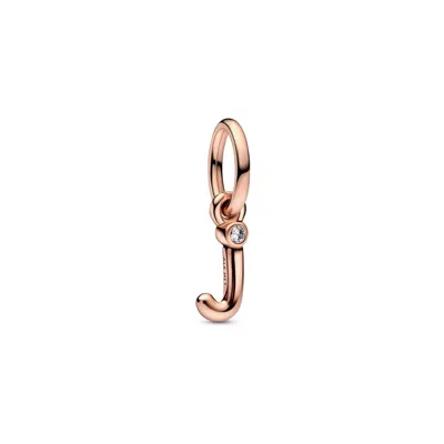 Pandora Letter J Script Alphabet Dangle Charm In Gold
