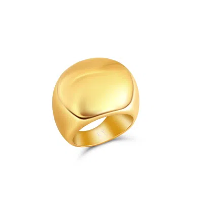 Ellie Vail Women's Dome Ring In Gold In Gold