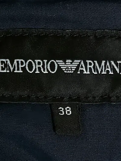 Pre-owned Emporio Armani Logo-appliqué Jeans In Blue