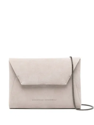 Brunello Cucinelli Chain-strap Mini Bag In Neutral