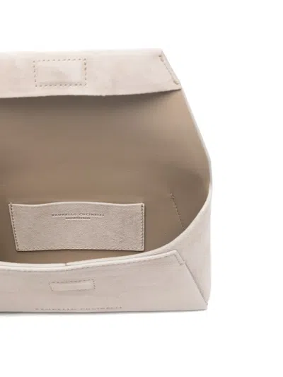 Brunello Cucinelli Chain-strap Mini Bag In Neutral