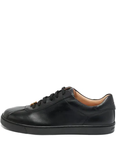 Pre-owned Gianvito Rossi Leather Sneakers In Black