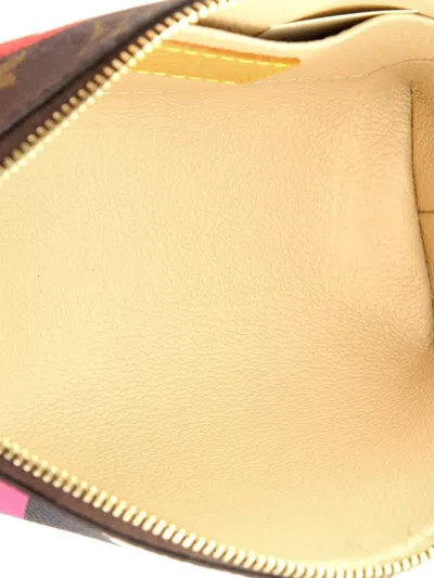 Pre-owned Louis Vuitton Cosmetic Limited Edition Game On Monogram Canvas Pouch In Brown