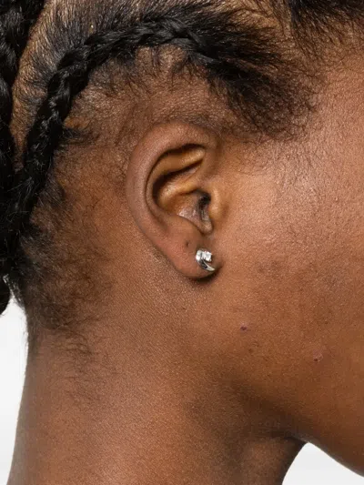 Shaun Leane Talon Diamond Stud Earrings In Silver