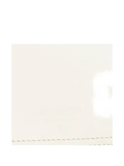 Pre-owned Jacquemus Leather Pouch Belt In White