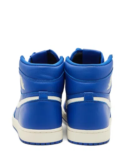 Pre-owned Jordan Retro 1 High-top Sneakers In Blue