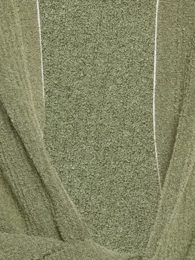 Pre-owned Jacquemus Le Gilet Noué Long-sleeve Knotted Cardigan In Green