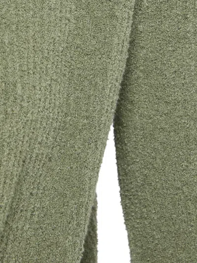 Pre-owned Jacquemus Le Gilet Noué Long-sleeve Knotted Cardigan In Green