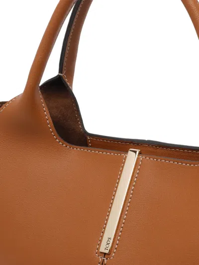 Tod's Removable-strap Tote Bag In Brown