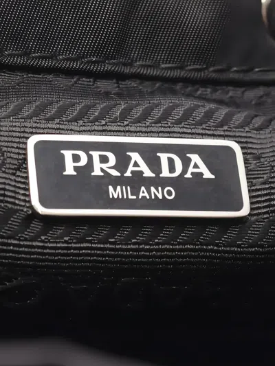Pre-owned Prada 2010s Chain Backpack In Black