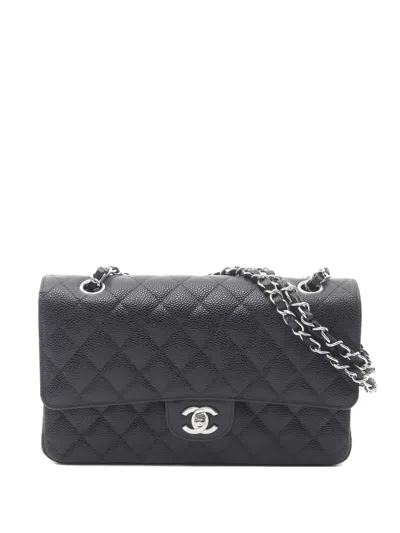 Pre-owned Chanel 2021 Matelassé Flap Shoulder Bag In Black