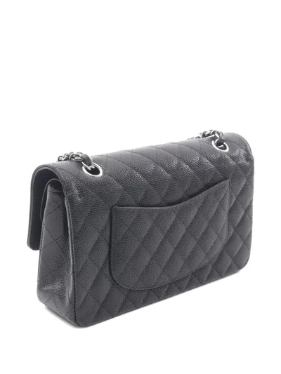 Pre-owned Chanel 2021 Matelassé Flap Shoulder Bag In Black