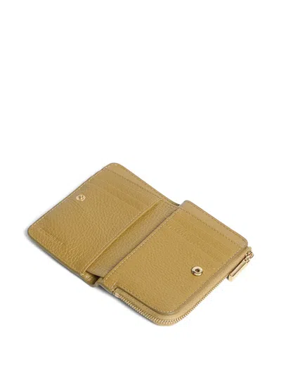 Coccinelle Zip-up Wallet In Yellow