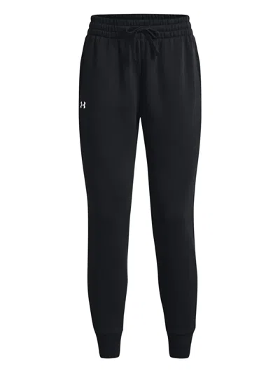 Under Armour Rival Drawstring-waist Track Pants In Black