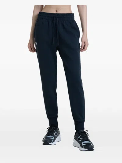 Under Armour Rival Drawstring-waist Track Pants In Black