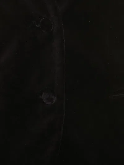 Pre-owned Zadig & Voltaire Vadim Velvet Embroidered Blazer In Purple