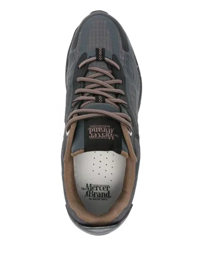Mercer The Re-run Outdoor Speckled Sneakers In Gray