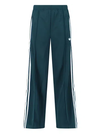 Adidas Originals Logo-detail Trousers In Green