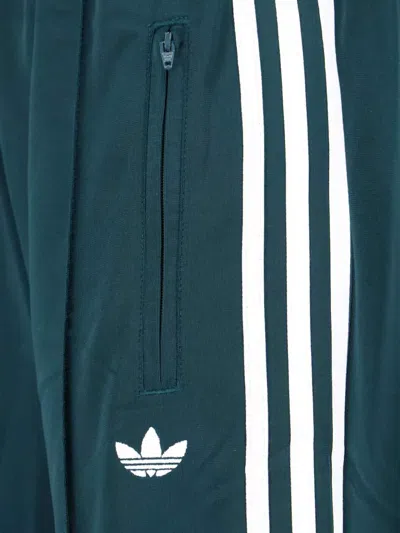 Adidas Originals Logo-detail Trousers In Green
