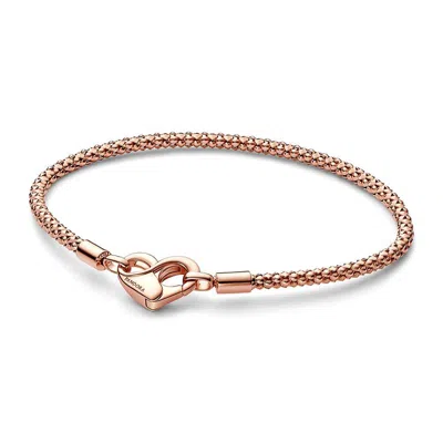 Pandora Moments Studded Chain Bracelet In Gold