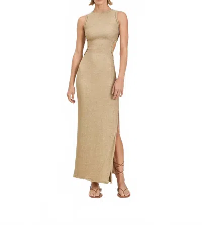Devon Windsor Maxine Maxi Dress In Merigold In Brown