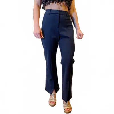 Drew Bardot Pant In Navy In Blue
