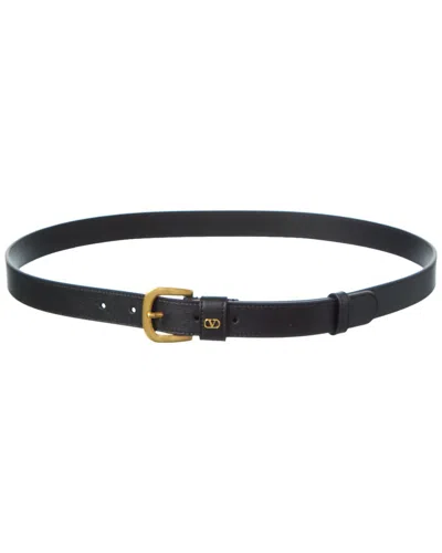 Valentino Vlogo Signature Leather Belt In Multi