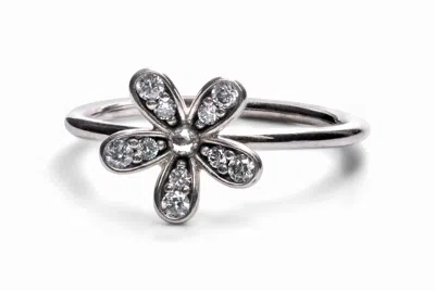 Pandora Dazzling Daisy Ring In Gray