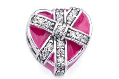 Pandora Magenta Present Of Love Charm - In Multi