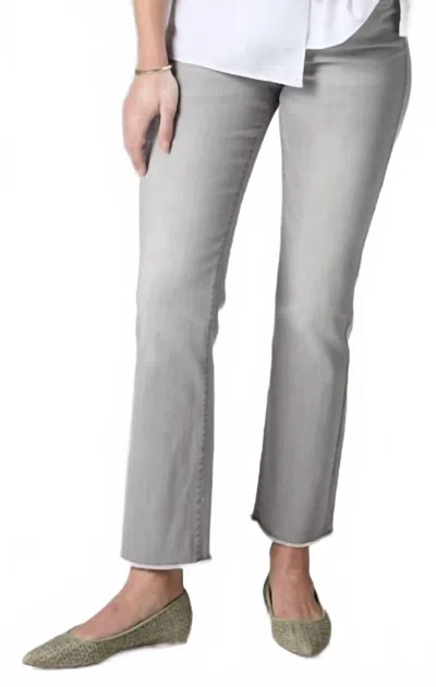 Nic + Zoe Women's Mid Rise Jeans In Mercury In Gray